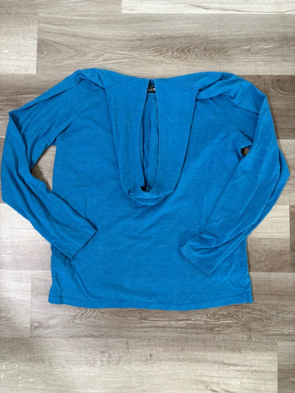 The North Face  Men's Blue Hooded Long-Sleeve Shirt - Picture 6 of 8